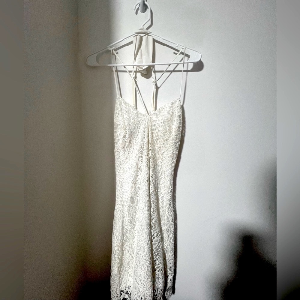 Lace white Bebe dress size 0